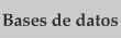 Bases de Datos