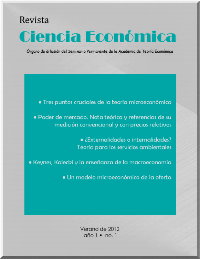 Ciencia Económica no. 1