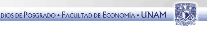 División de Estudios de Posgrado -  Facultad de Economía
